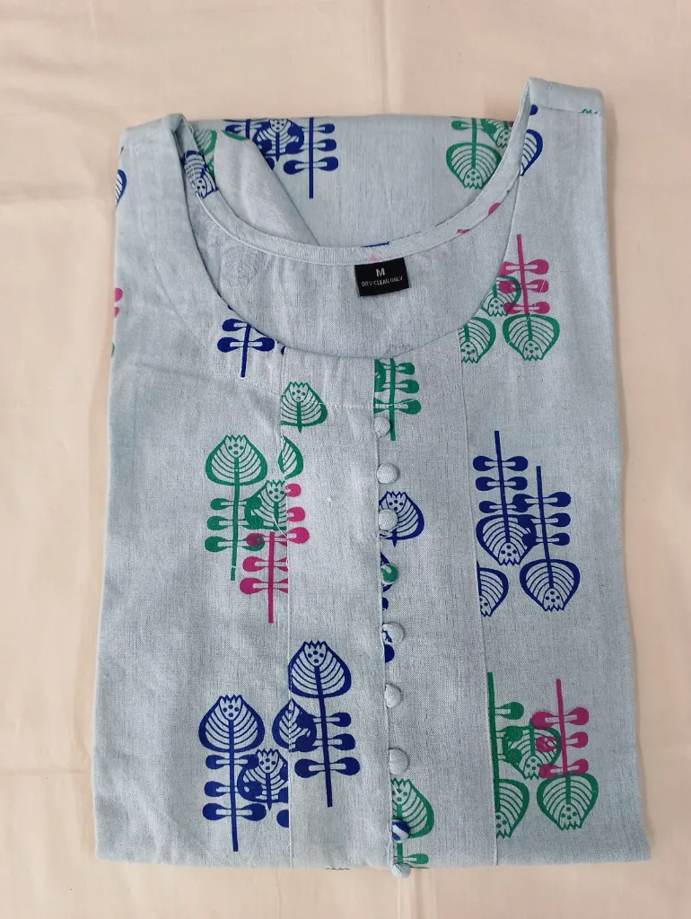 Dyaneshwari Kurti Block Print ( Top ) 02.webp