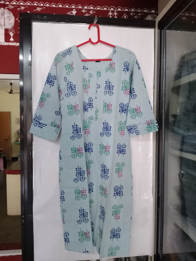 Dyaneshwari Kurti Block Print ( Top ) 01.webp