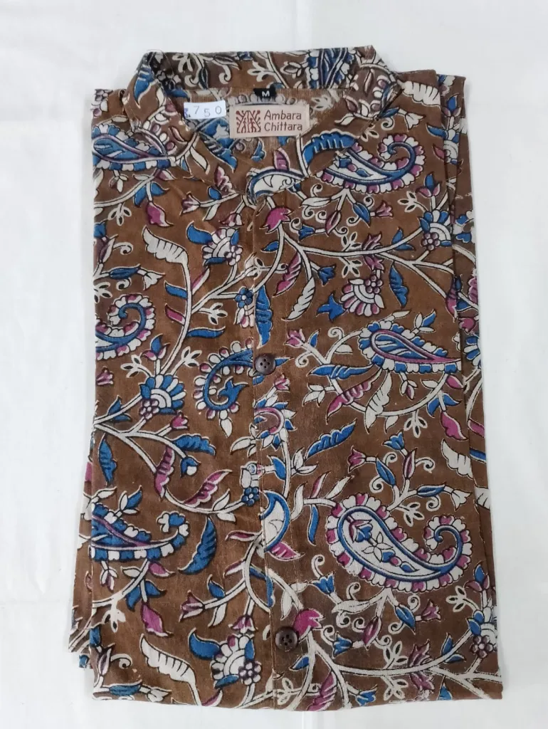 Amber Chitara Kalamkari Kurti (Top) 01.webp