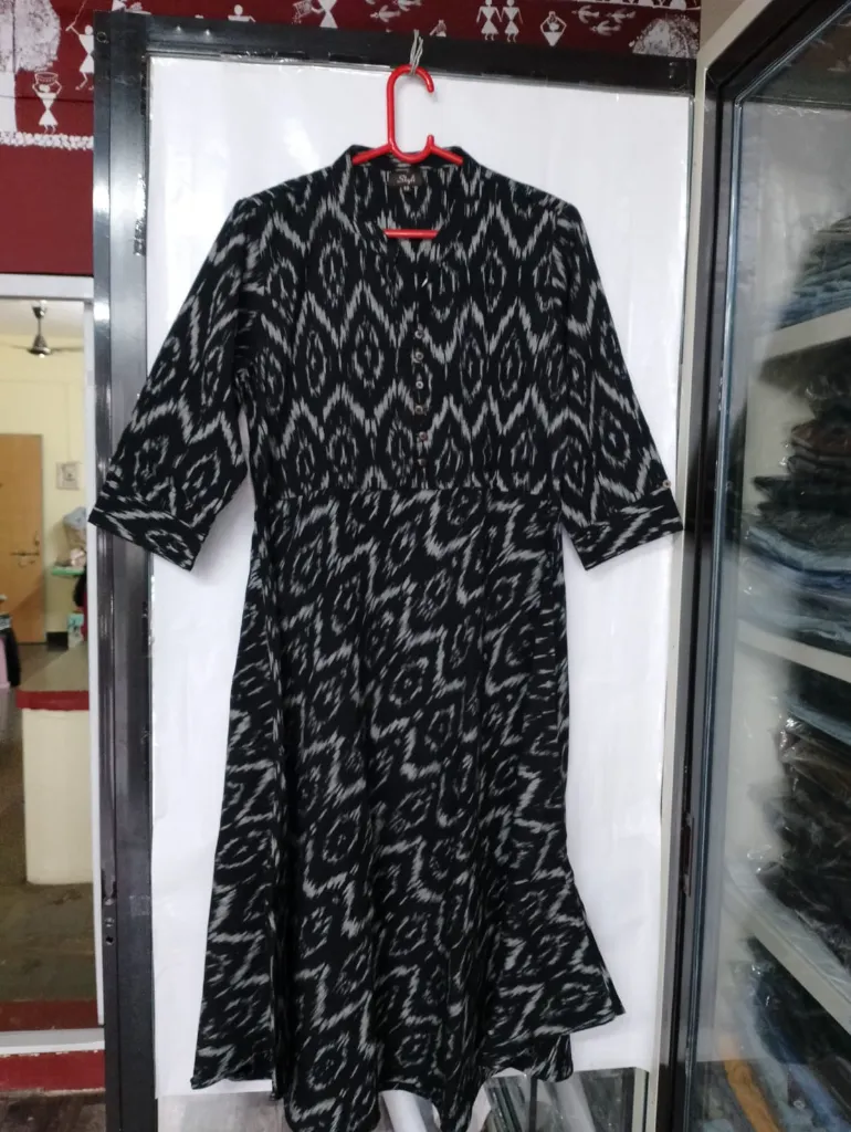 Shyli Amrela Kurti Ikkat Print (Top) 02.webp