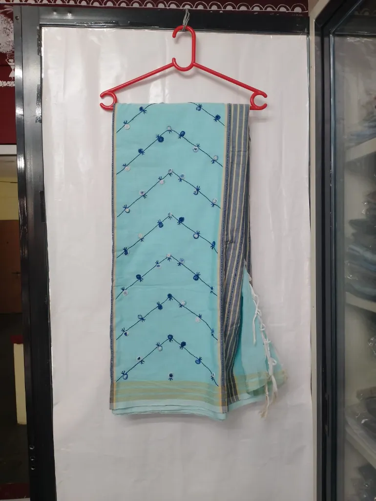 Chalcharkha Hand Embroidery Saree 01.webp