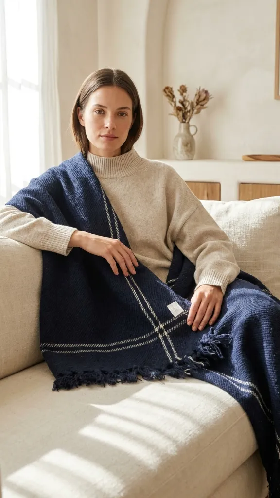 Jodhpuri Ghongadi Hand Woven Blanket Black 01.webp