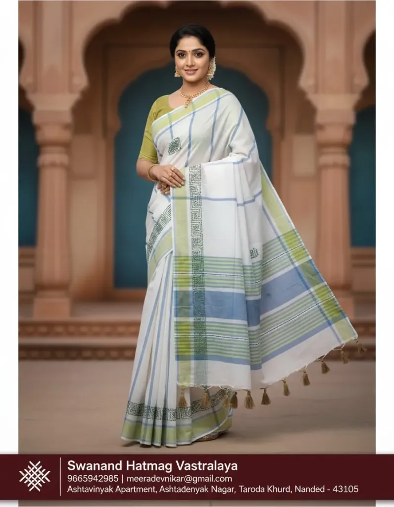 Chalcharkha Aari Work Saree 02