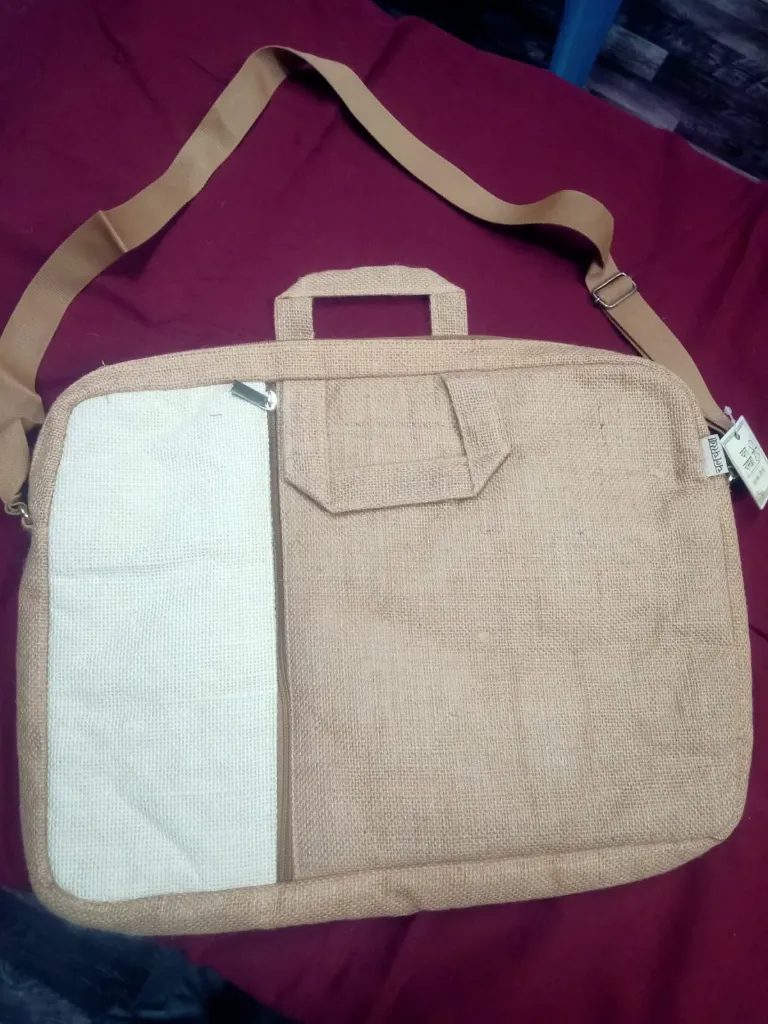 Chalcharkha Jute Laptop Bag