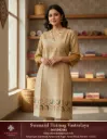 Dyaneshwari Kurti Neck Emroidary (Top)