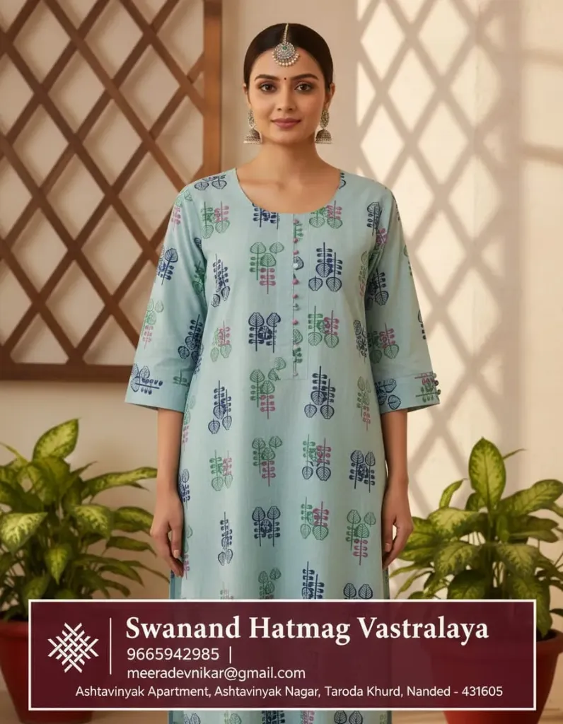 Daneshwari Kurti Block Print (Top)