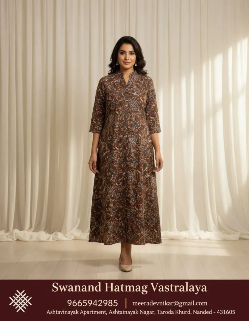 Amber Chitara Kalamkari Kurti (Top)